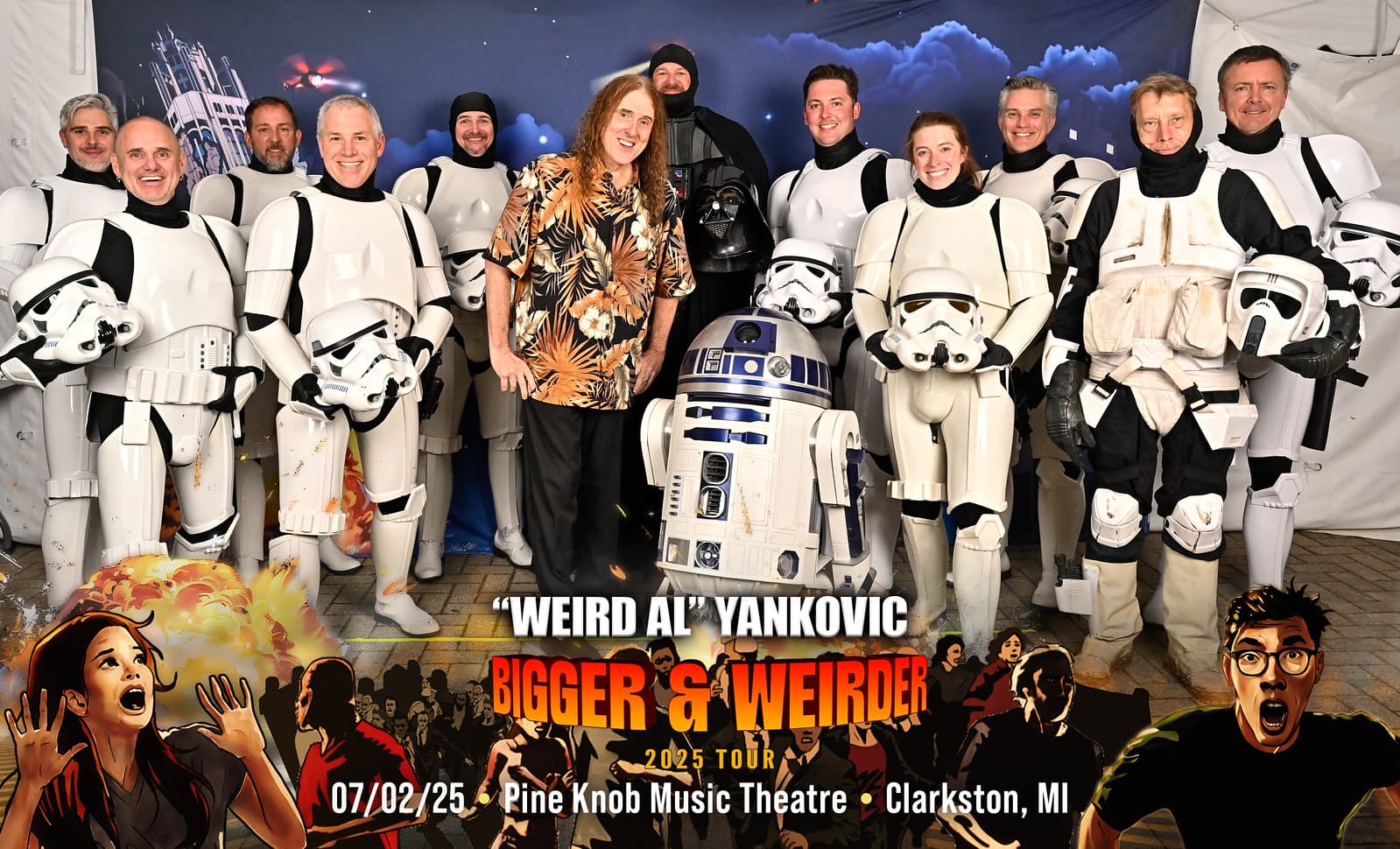 Jen in 501st Legion cosplay at an event.