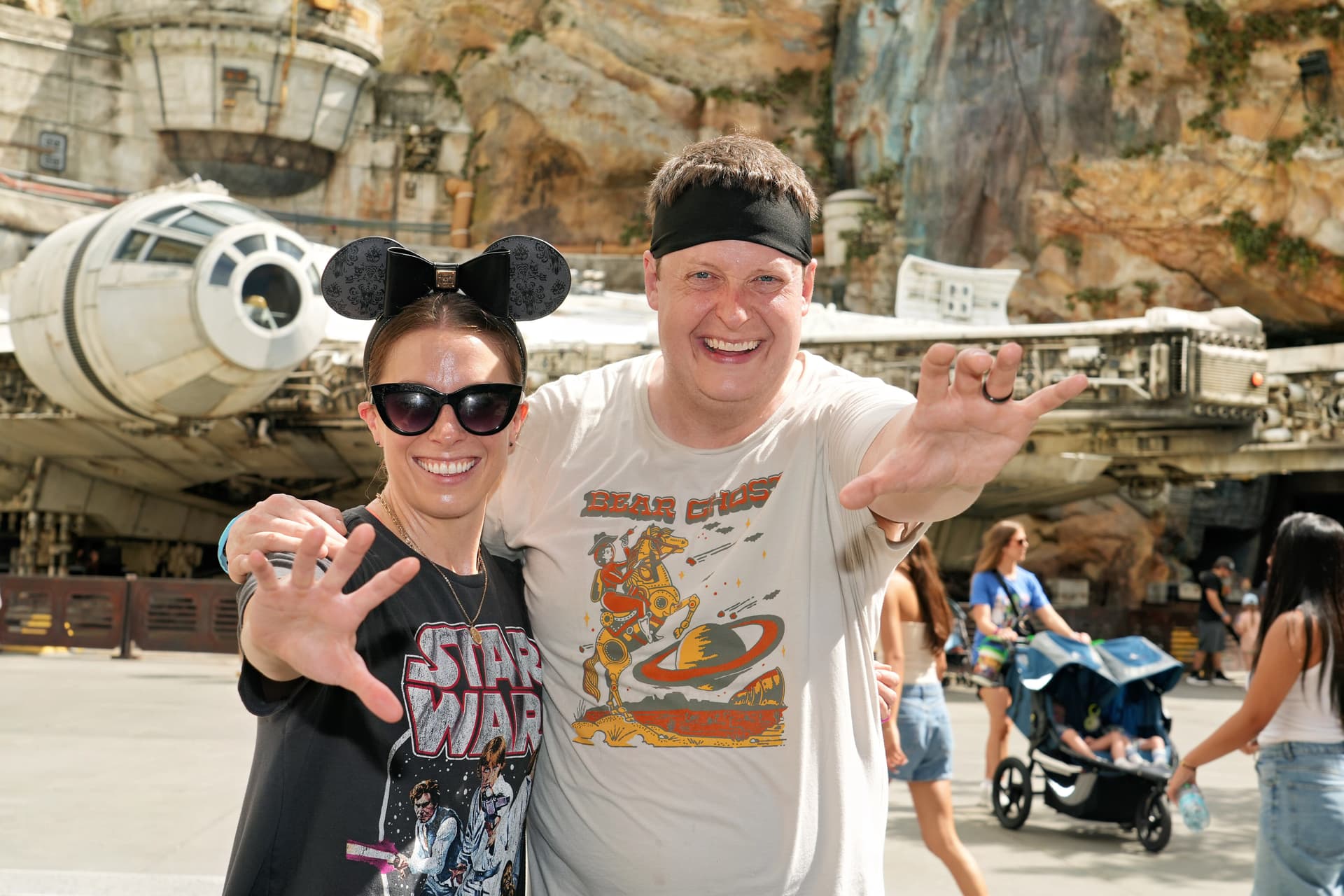 Jen enjoying a Disney Parks trip.