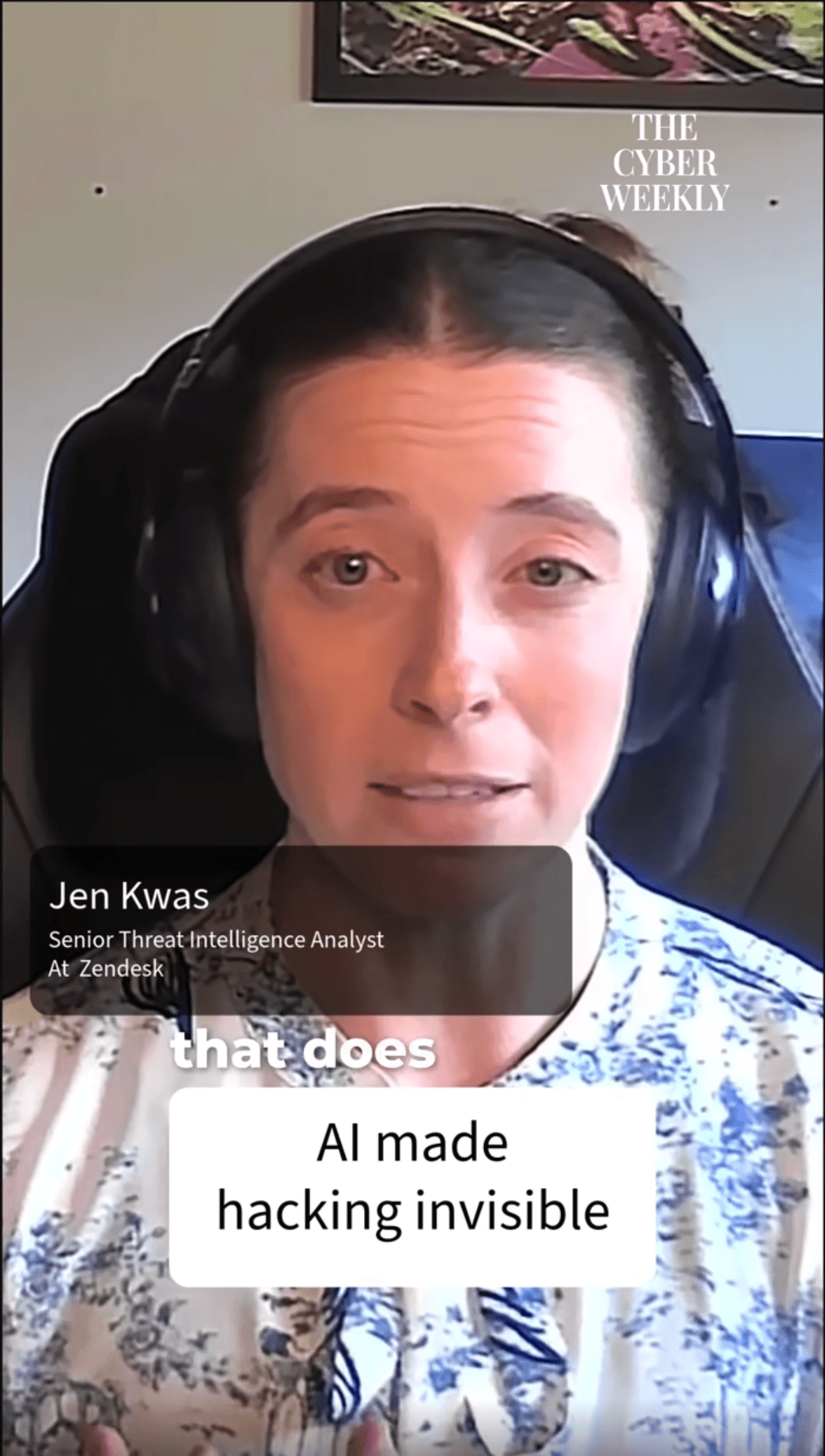 Jen on The Cyber Weekly podcast.